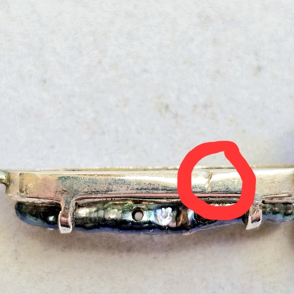 Peacock Stick Natural Pearls Dangle Earrings 925 - Picture 14 of 15